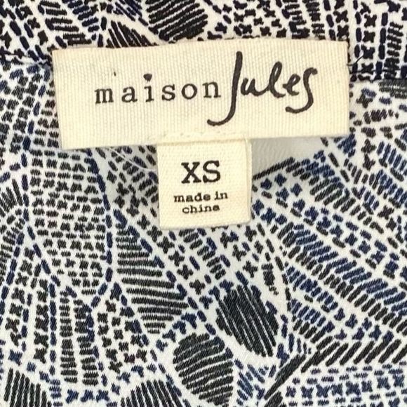 Maison Jules butterfly print top  xs - Picture 4 of 11